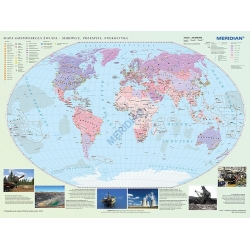 Mapa gospodarcza świata - surowce, przemysł i energetyka