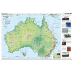 Australia - mapa fizyczna