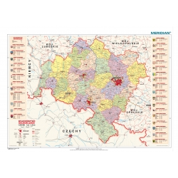 Województwo dolnośląskie - mapa administracyjna
