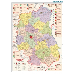 Województwo lubelskie - mapa administracyjna